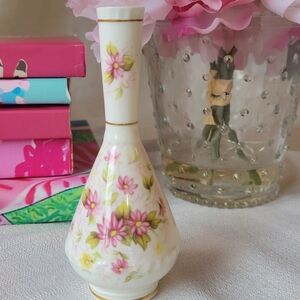 Fenton Bone China Floral Bud Vase